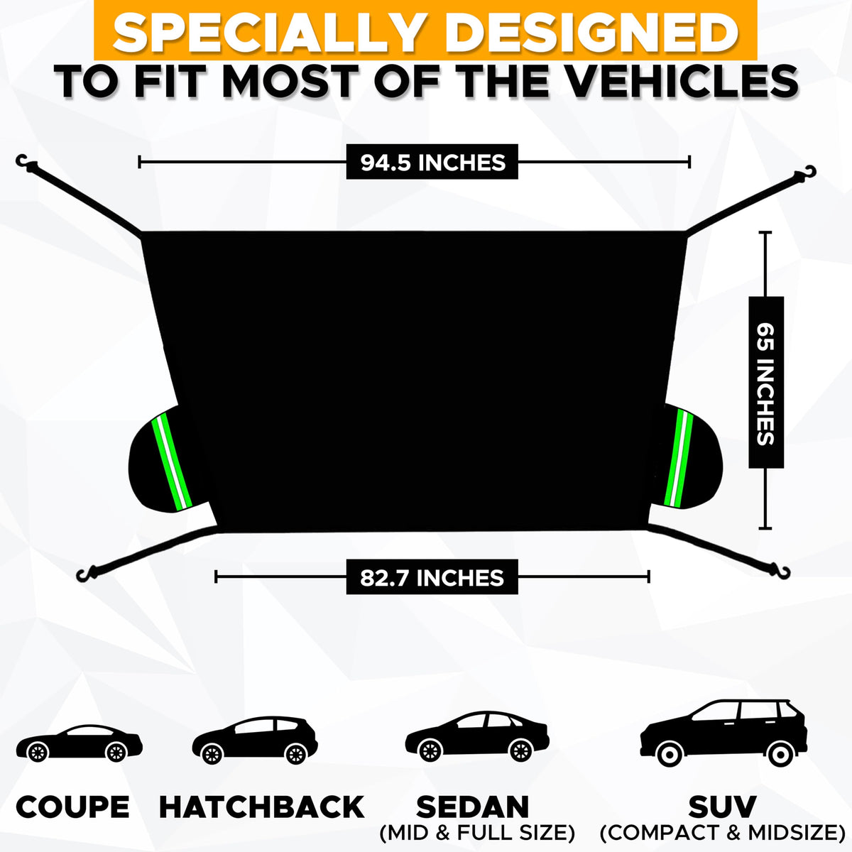 Econour Car Windshield Cover For Ice And Snow