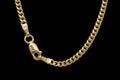 10K 2.9mm Yellow Gold cuban link Chain