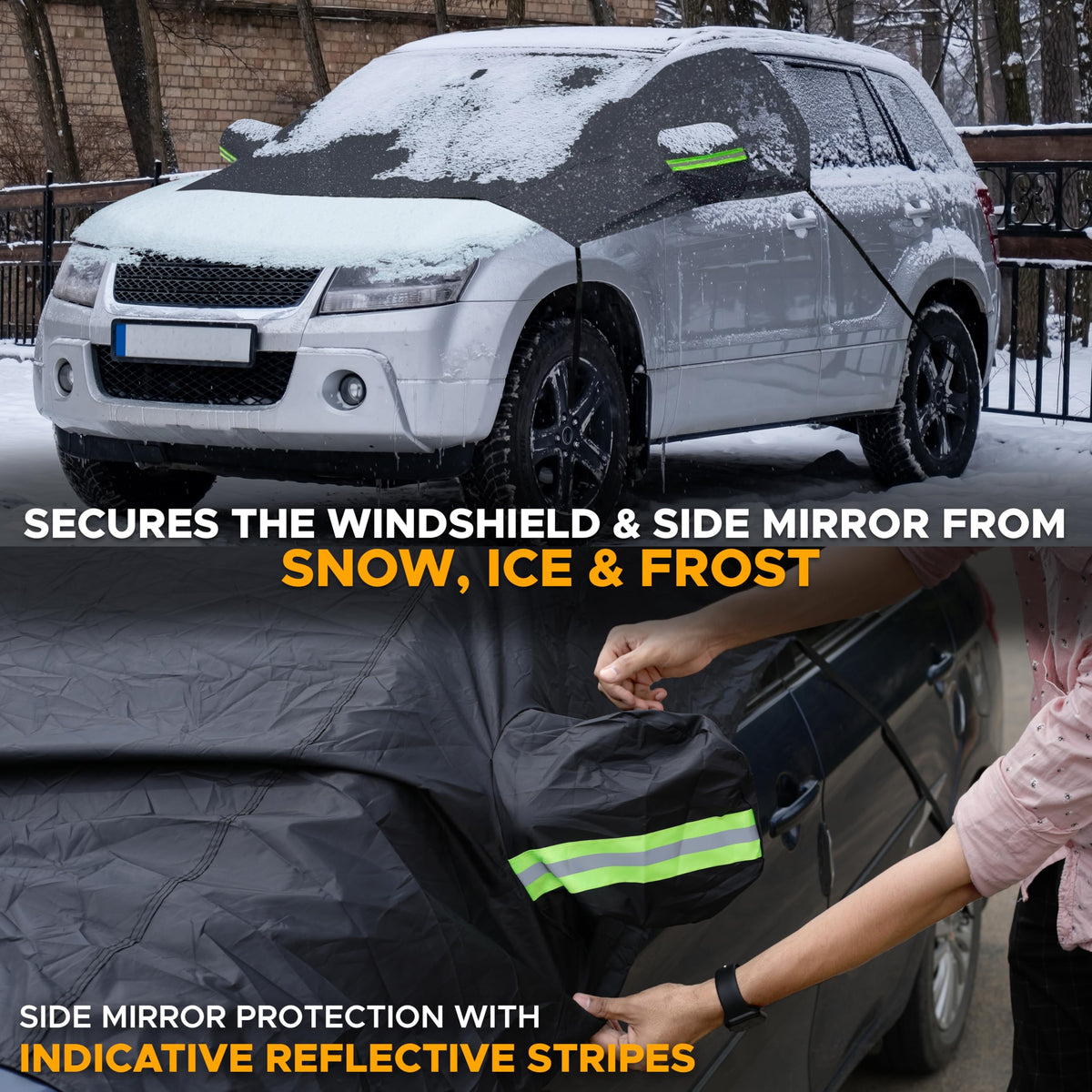 Econour Car Windshield Cover For Ice And Snow
