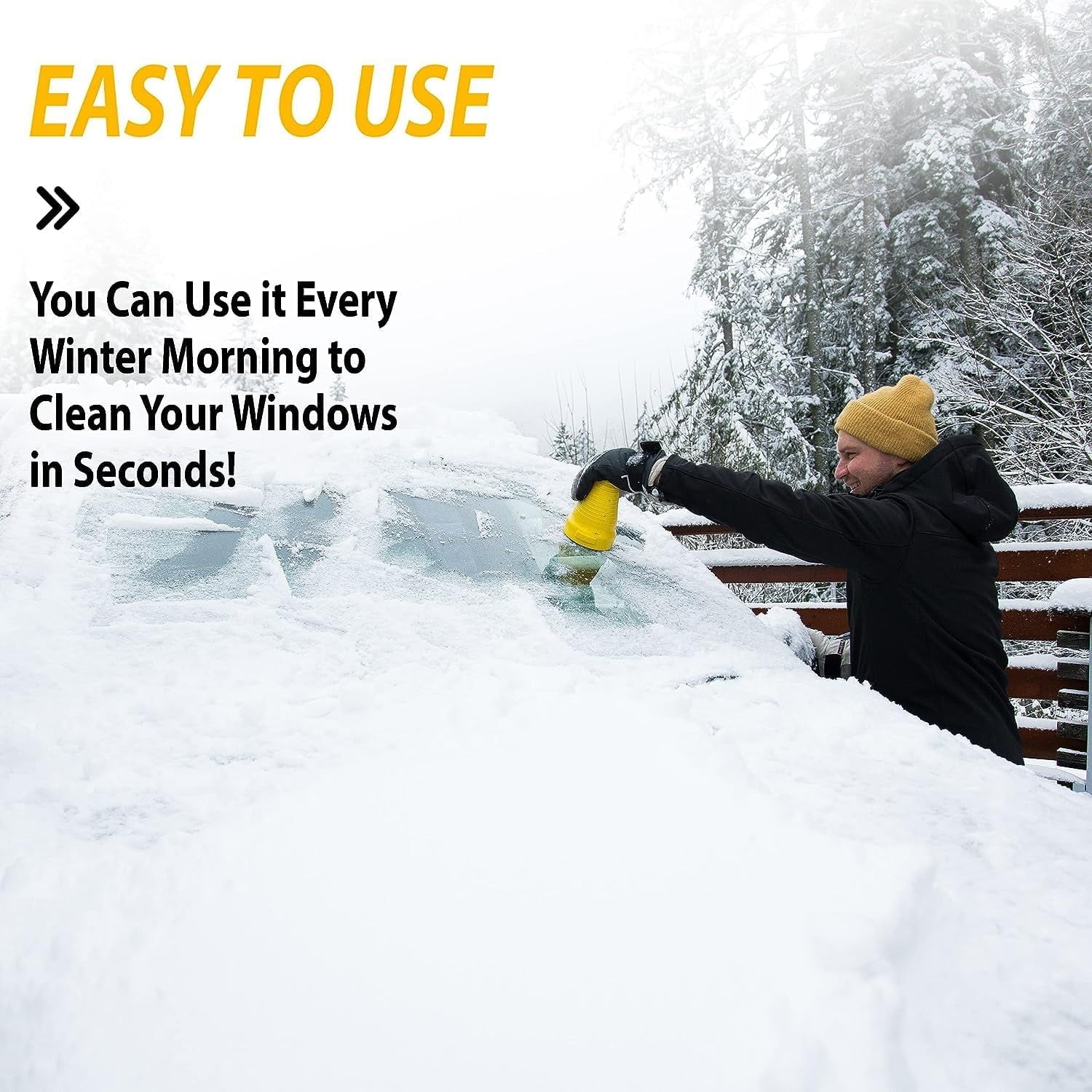 Zone Tech Electric Snow Ice Scraper